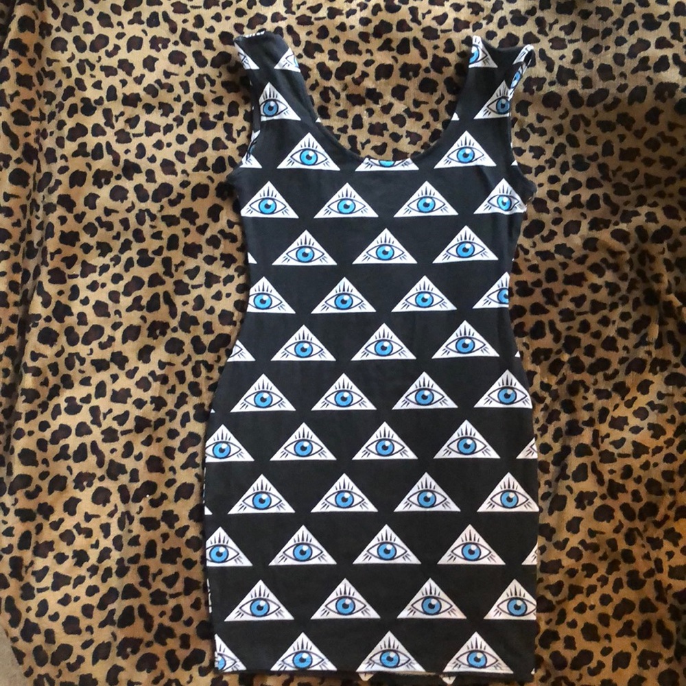 Nastygal eye dress